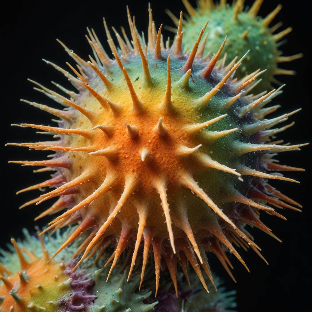 skychallenge 52 freepik a closeup view of a colorful spiky organism resemb 30538